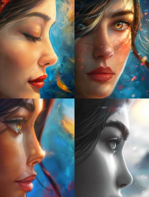 Azure Dream Portrait