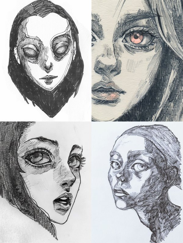 Ink Void Portrait