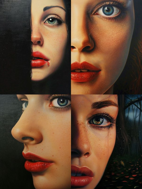 Fragmented Gazes of Feminine Beauty
