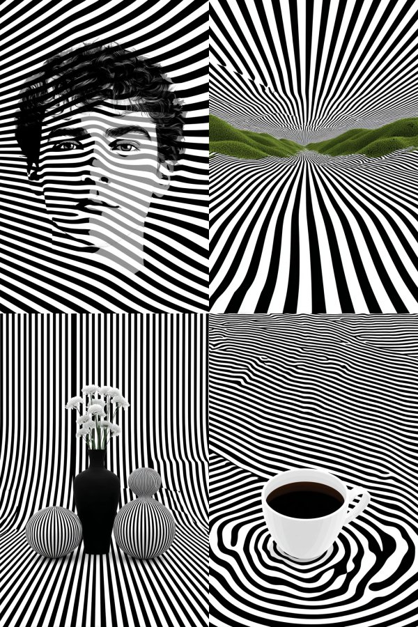 Optical Illusion Portrait
