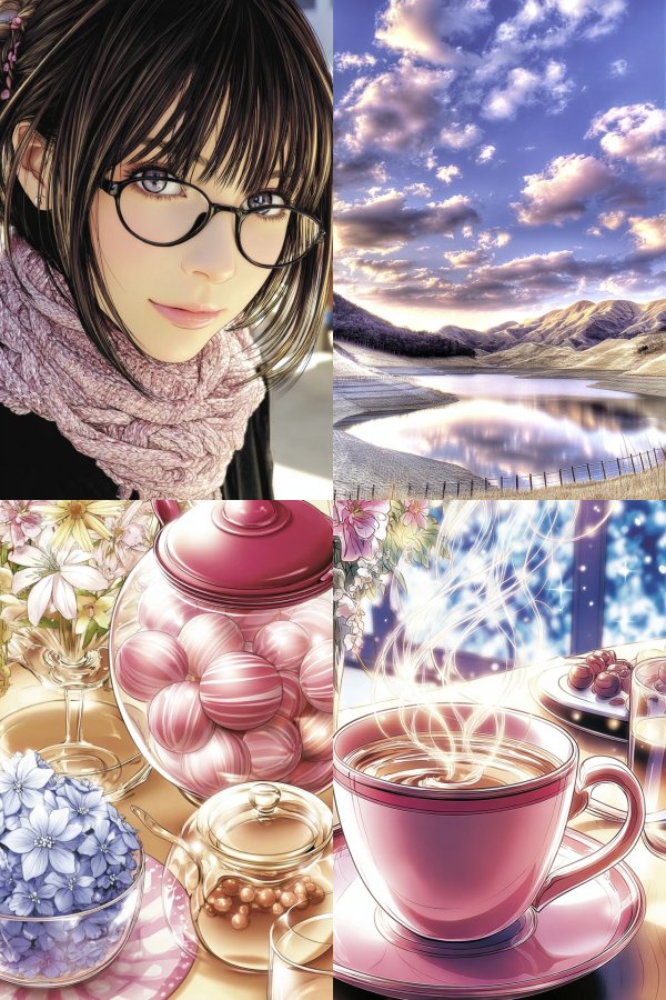 Serene Anime Elegance