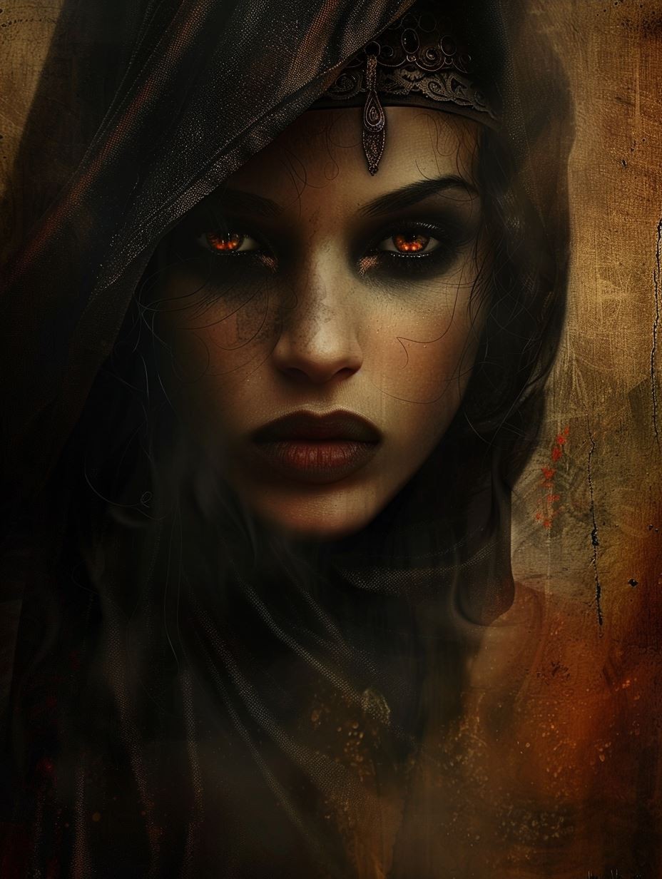 Crimson Gothic Elegance