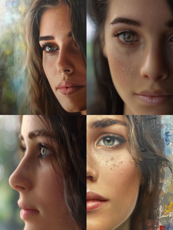 Ethereal Gaze in Soft Light