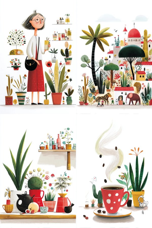 Whimsical Botanical Muse