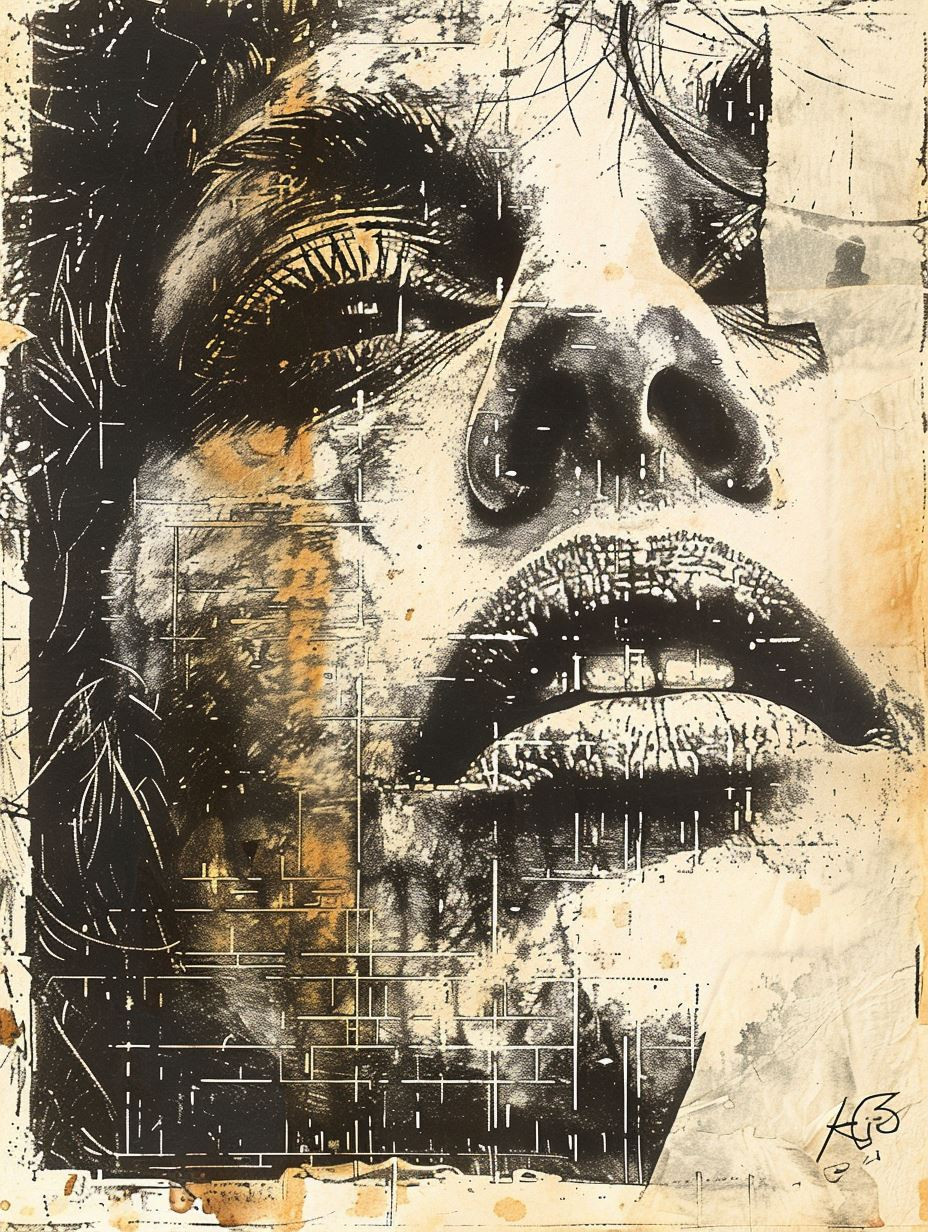 Gritty Urban Portrait Distortion