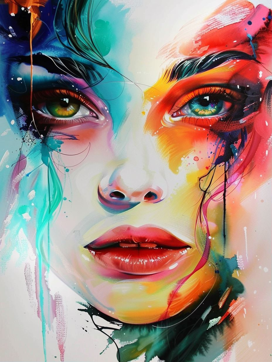 Prismatic Soul Portrait