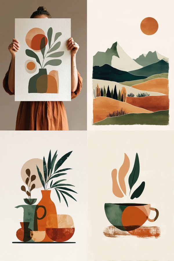 Earth Tone Botanical Bliss