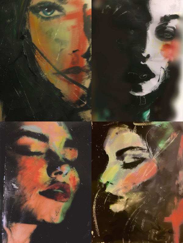 Abstract Emotional Portrait Studies