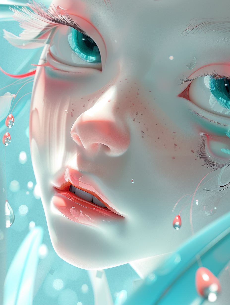 Ethereal Porcelain Digital Soul