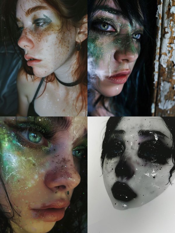 Ethereal Glitter and Freckled Glow
