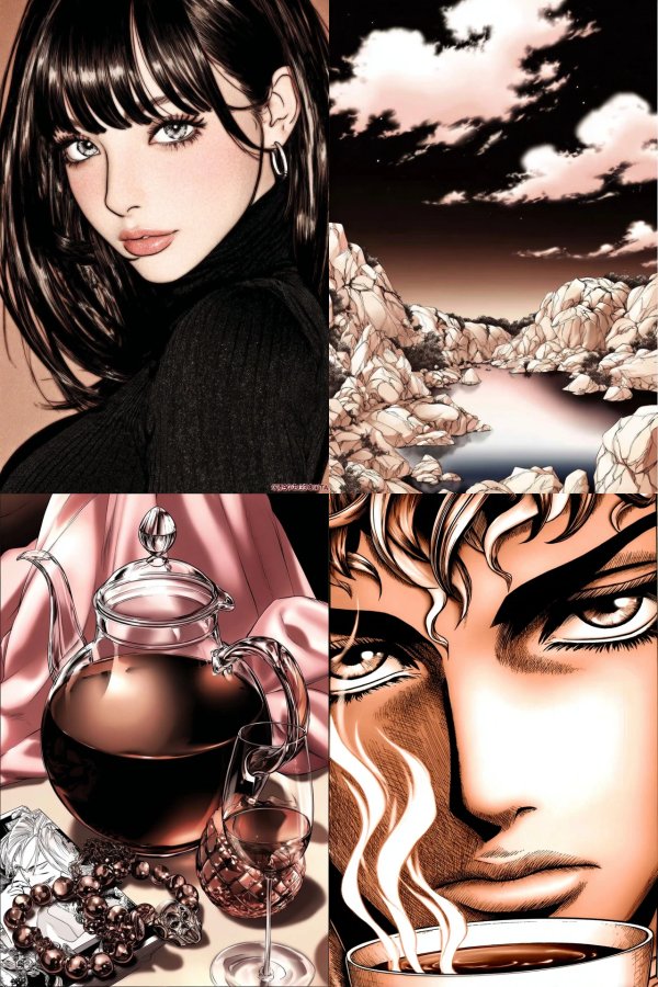 Noir Manga Elegance