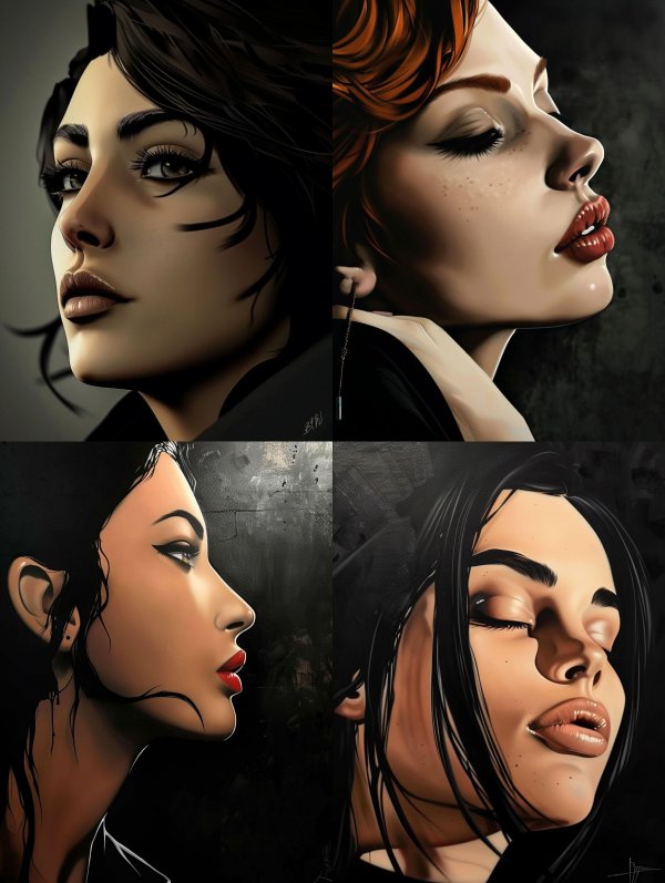 Velvet Shadow Portrait