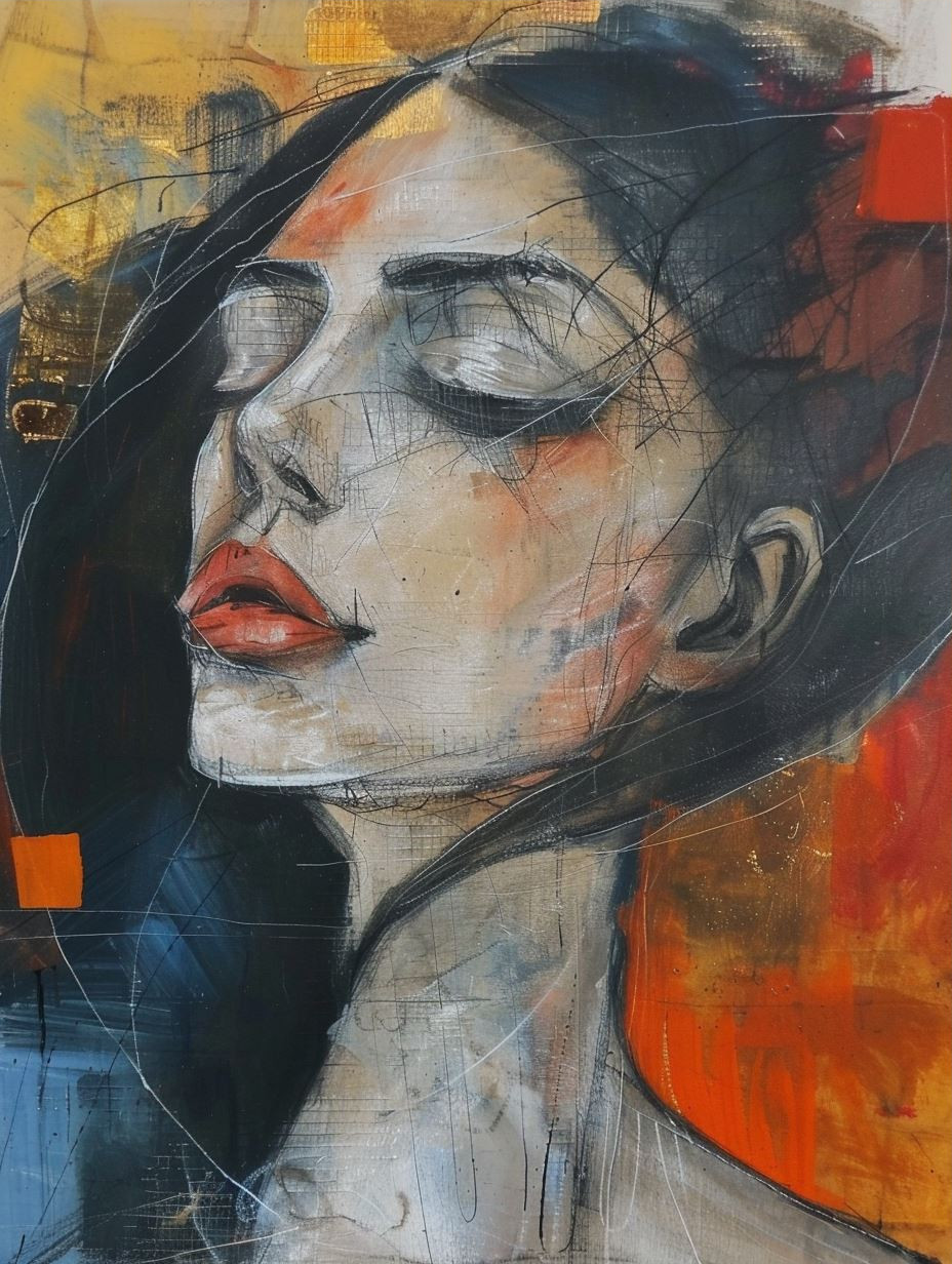 Abstract Gaze in Vivid Contrast