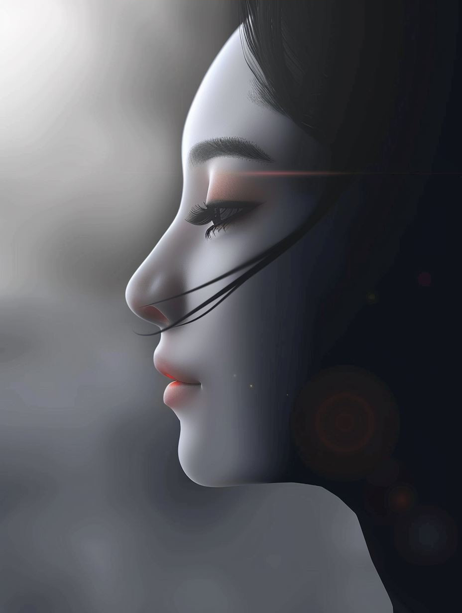 Ethereal Glow Hyper-Realistic Portrait