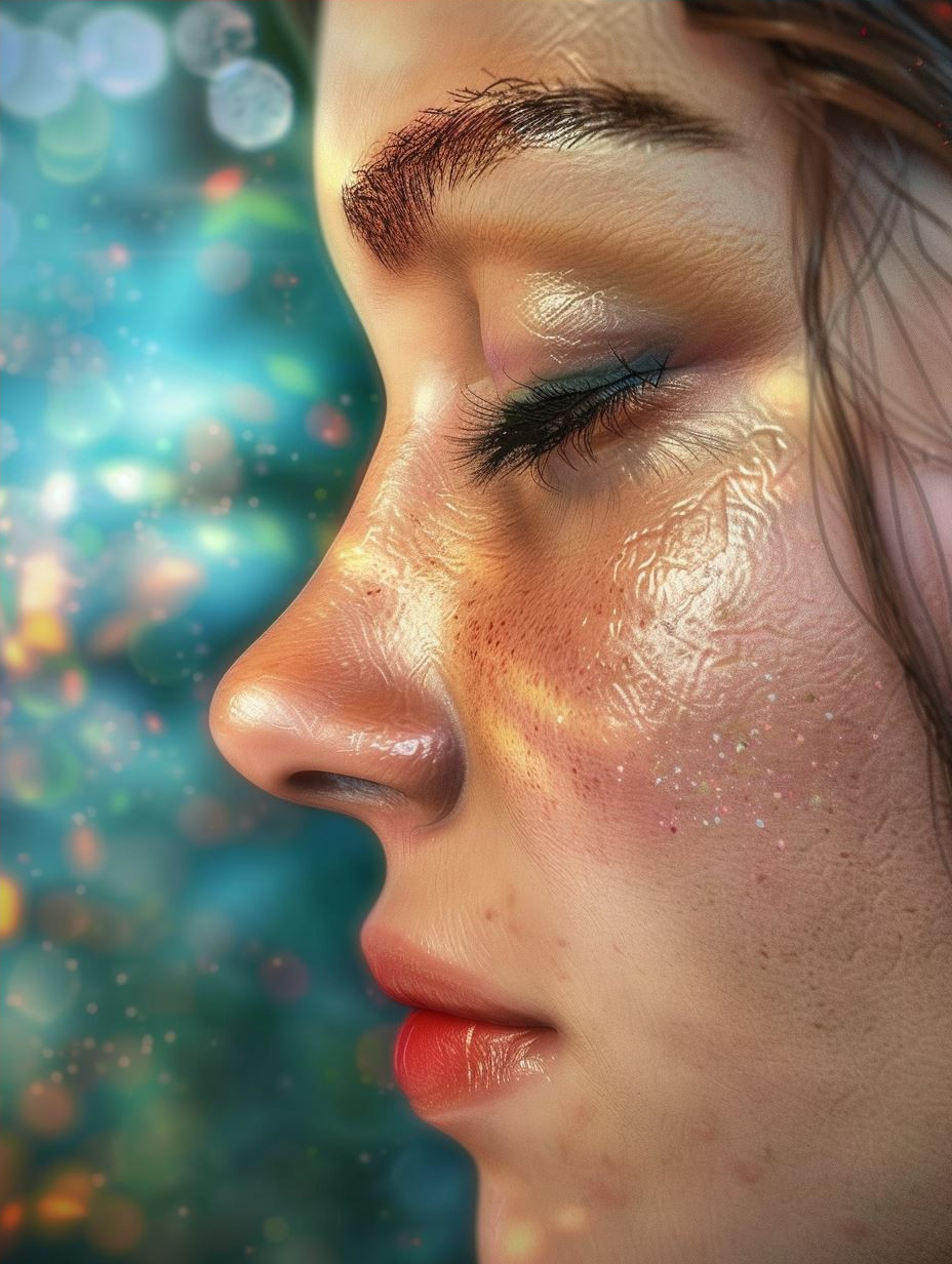Sun-Drenched Ethereal Portrait