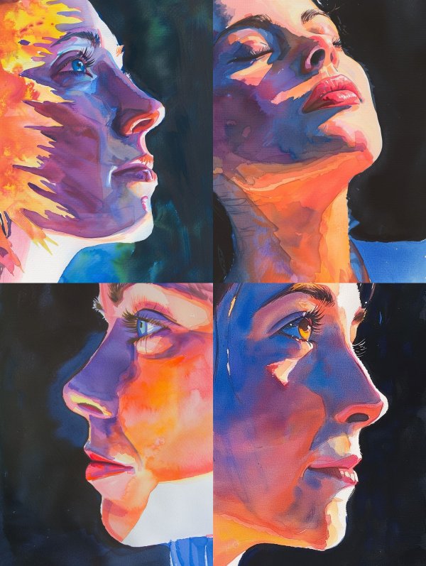 Prismatic Soul Portrait
