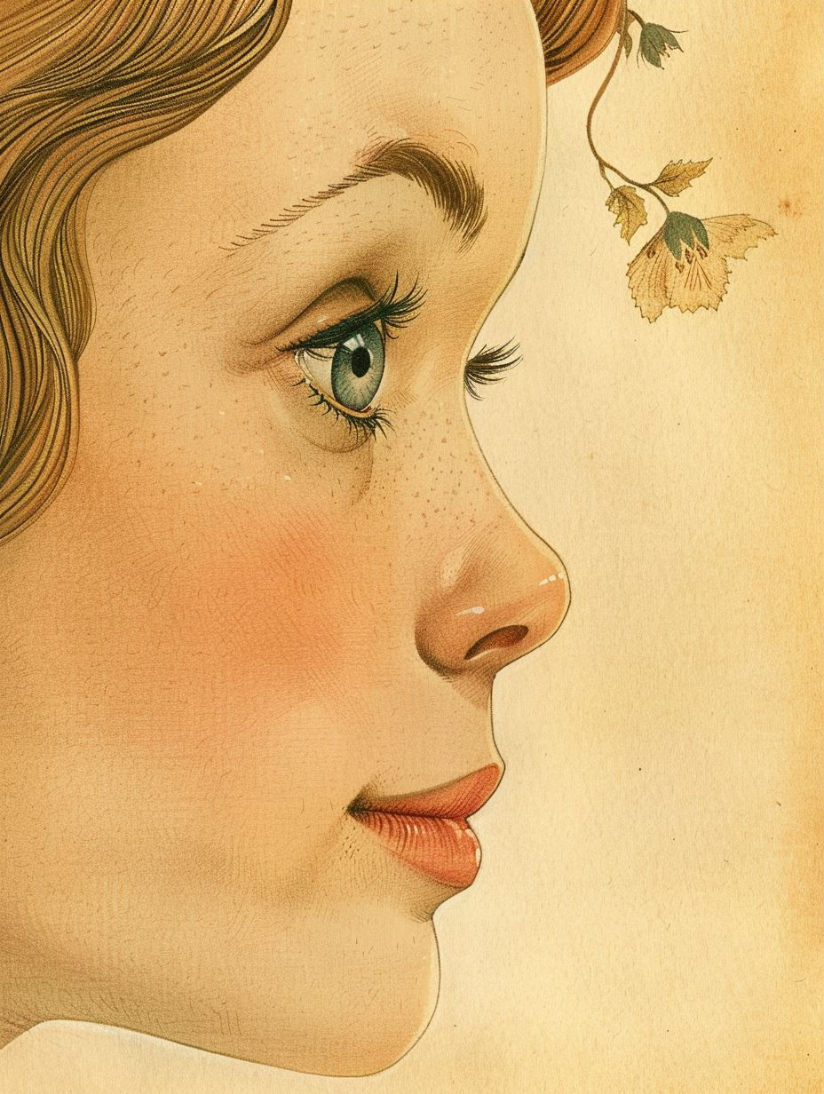 Golden Hour Freckled Portrait
