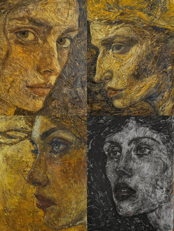 Golden Impasto Soul