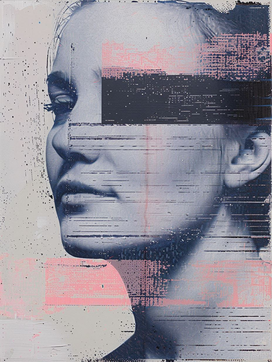 Glitch Art Digital Portraiture
