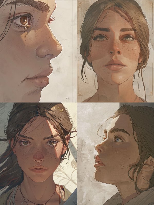 Soft Ethereal Digital Portraiture