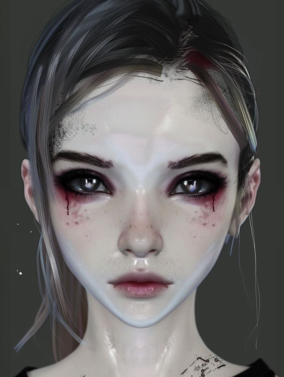 Haunting Ethereal Gothic Portrait