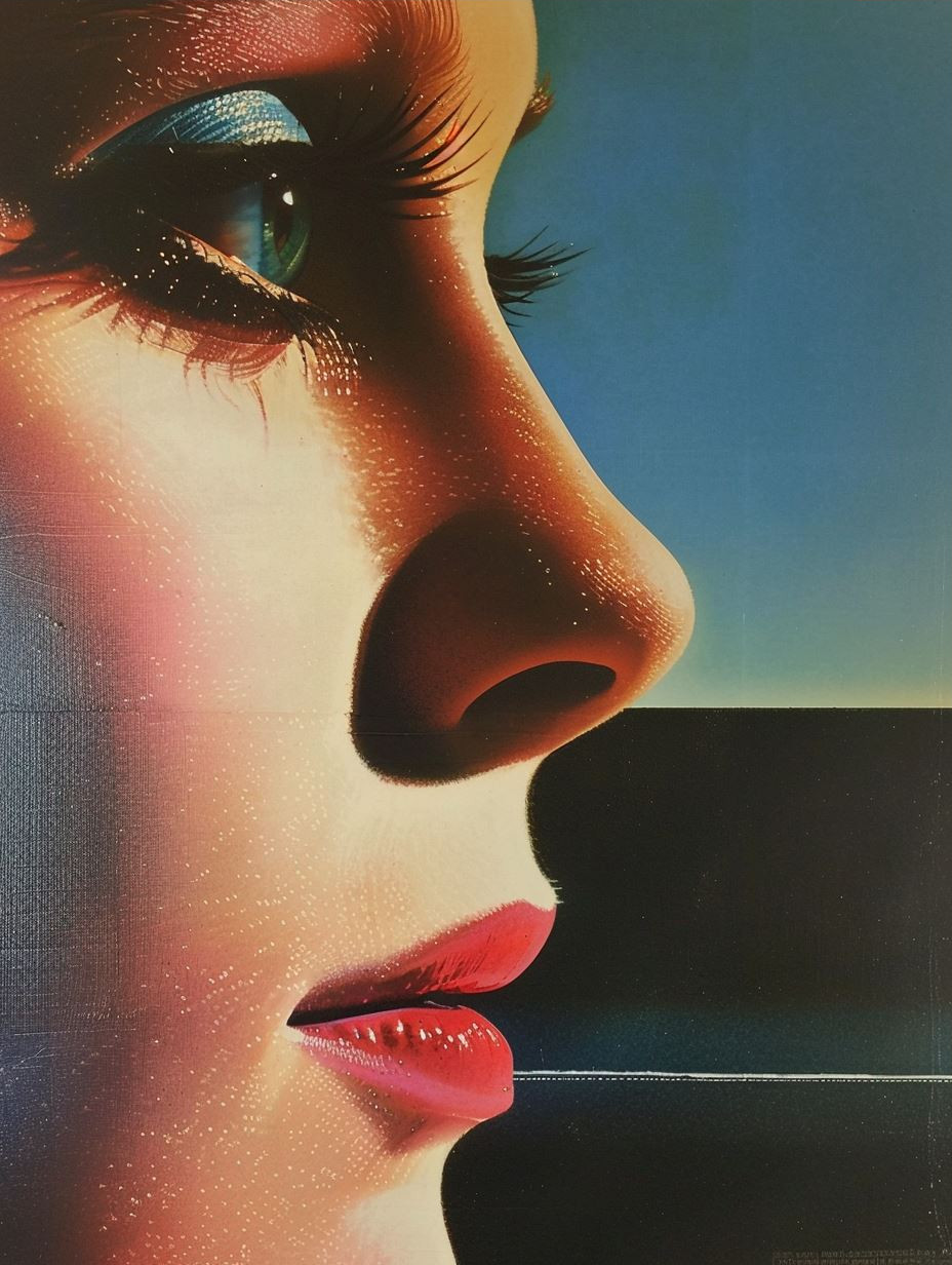 Ethereal Gaze in Golden Light