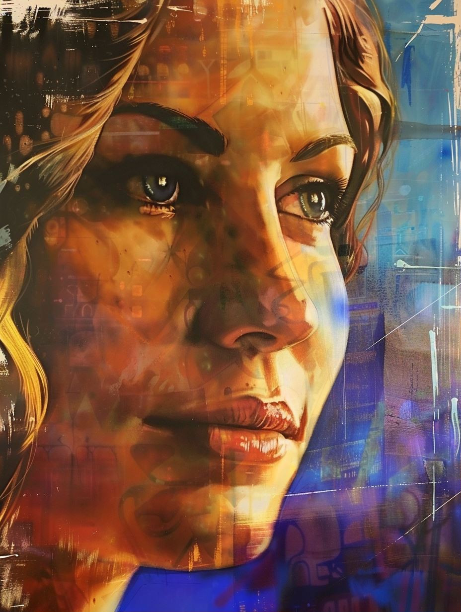Fragmented Gaze of Golden Light