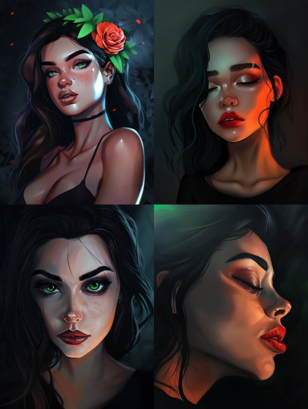 Midnight Rose Muse
