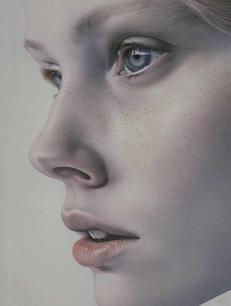 Hyper-Realistic Ethereal Portrait Study