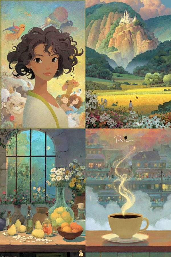 Whimsical Dreamscape Portrait