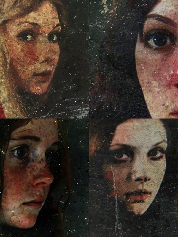 Weathered Vintage Cinematic Portrait