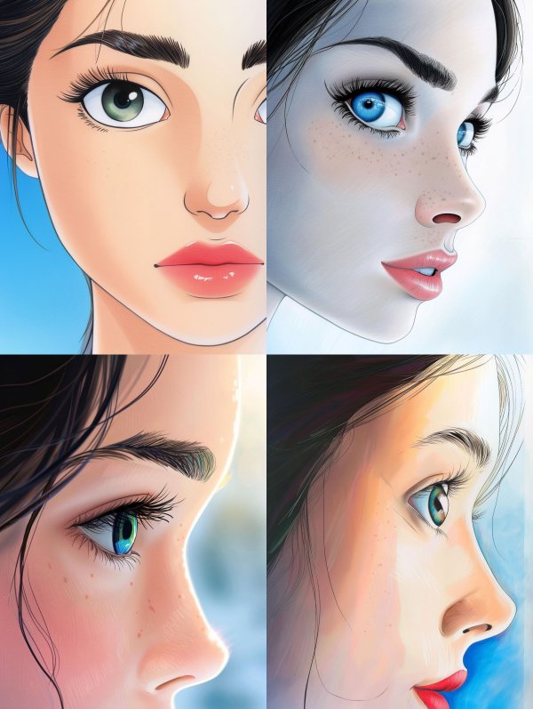 Serene Anime Elegance
