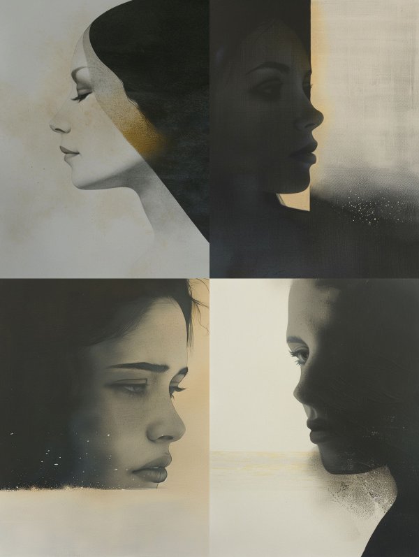Ethereal Gilded Silhouette