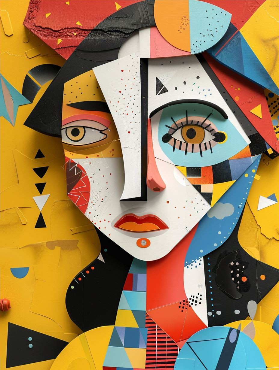 Abstract Prism Portrait