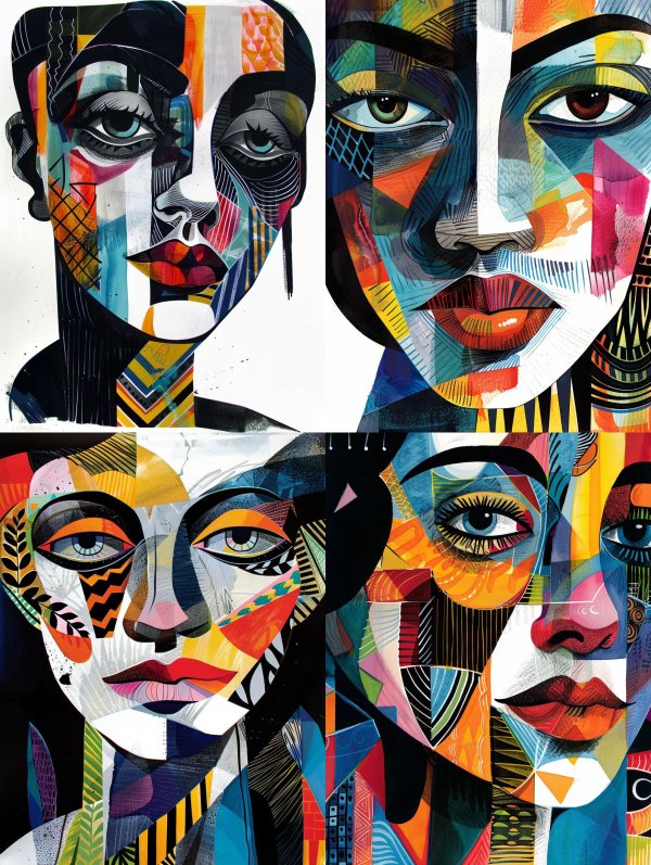 Prismatic Soul Portrait
