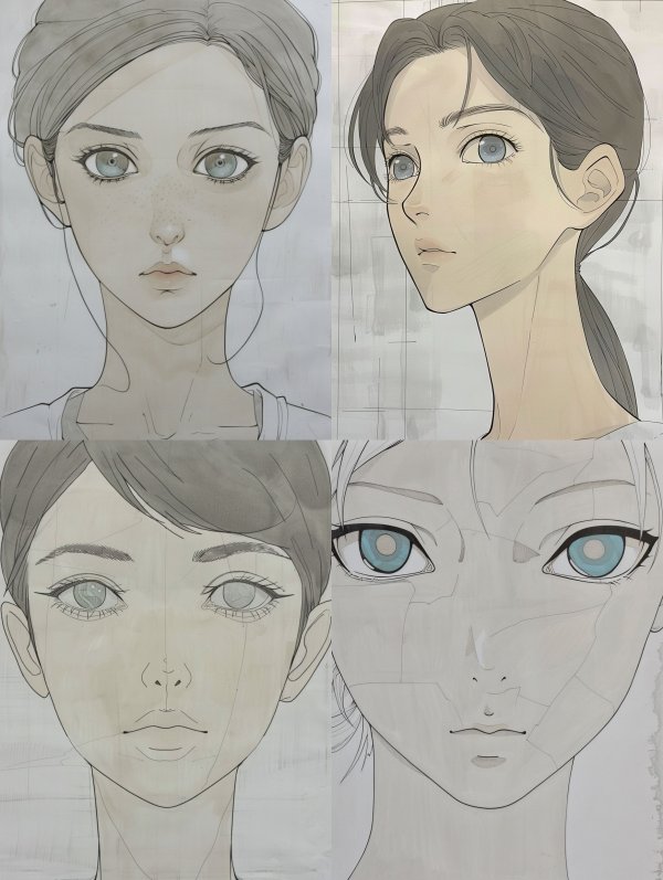 Ethereal Ink Gaze