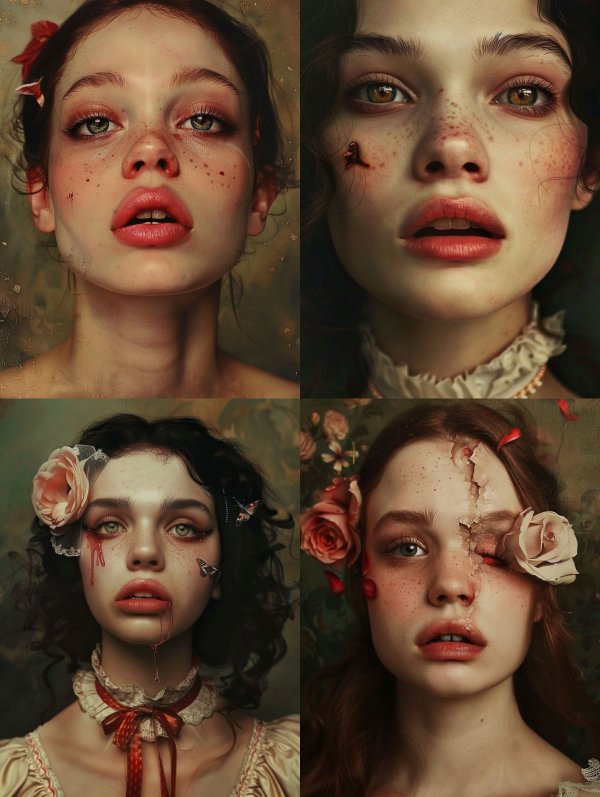 Ethereal Gaze of Innocence