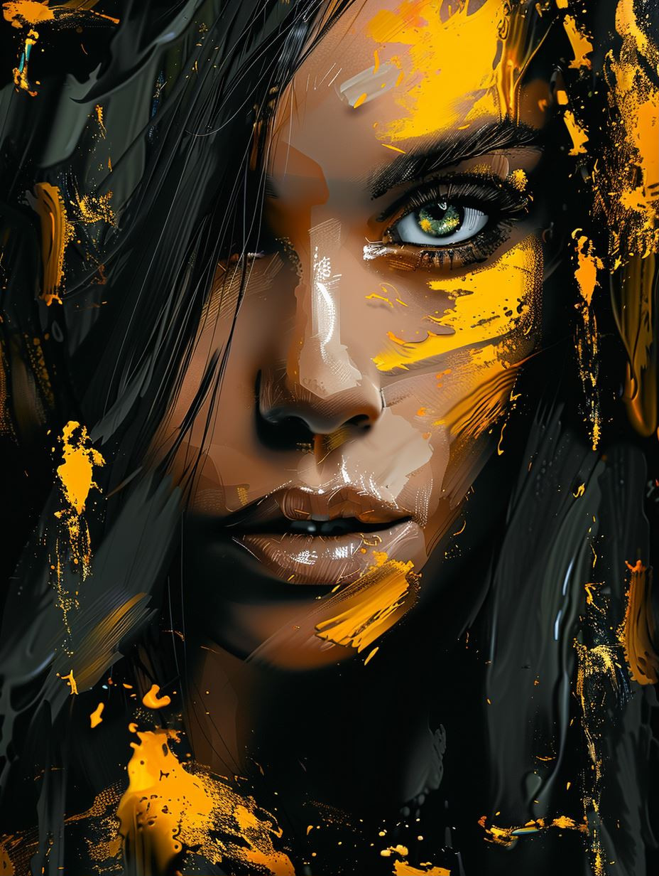 Golden Strokes of Urban Elegance