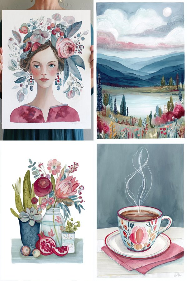 Floral Ethereal Muse