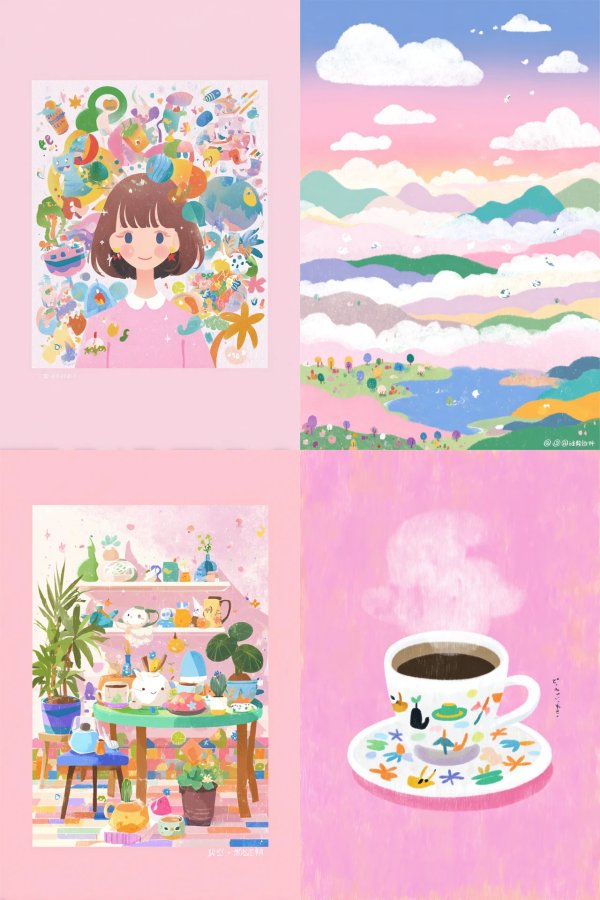Pastel Dreamscape Portrait