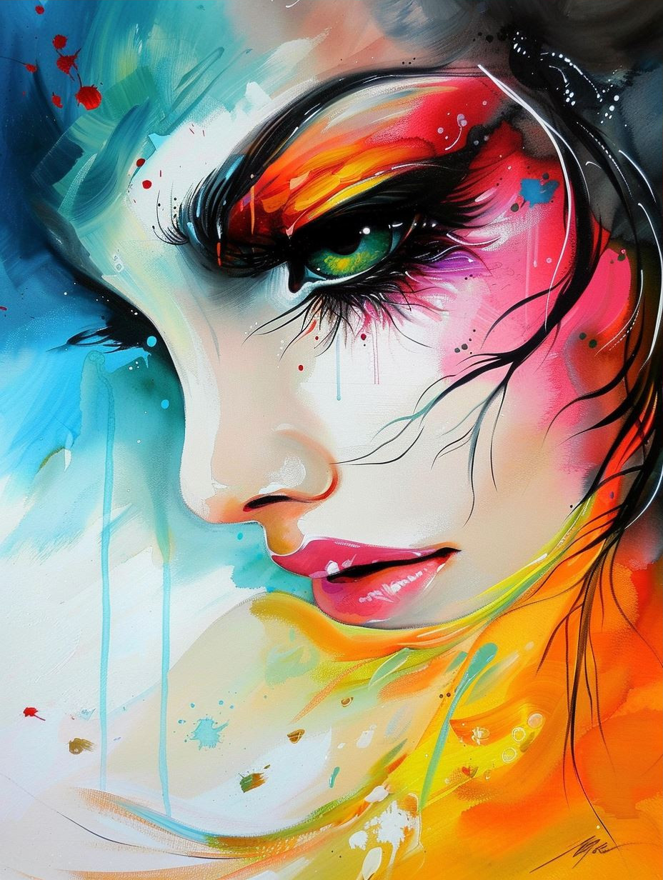 Prismatic Soul Portrait