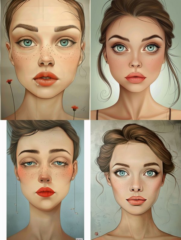 Ethereal Freckled Gaze