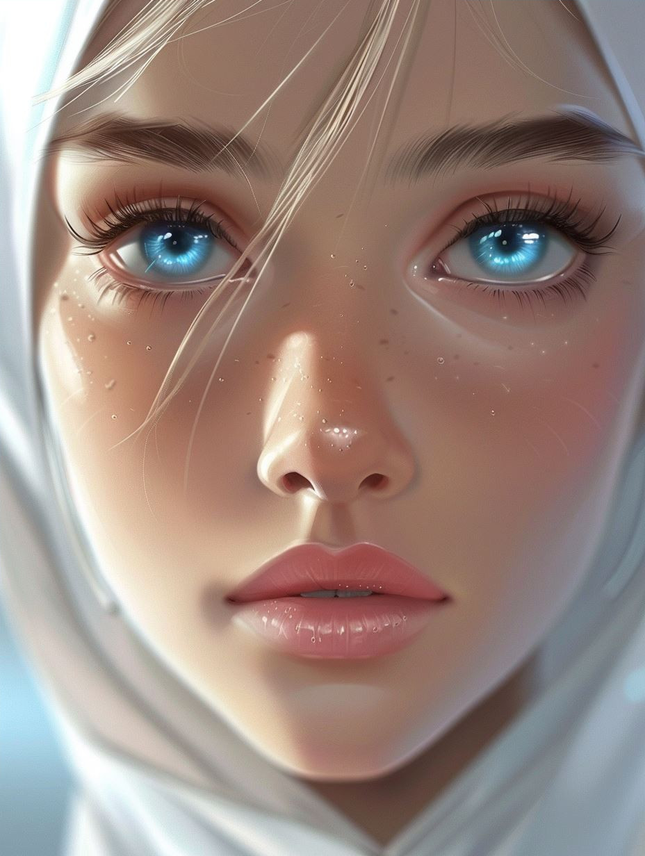 Ethereal Glow Portrait Study