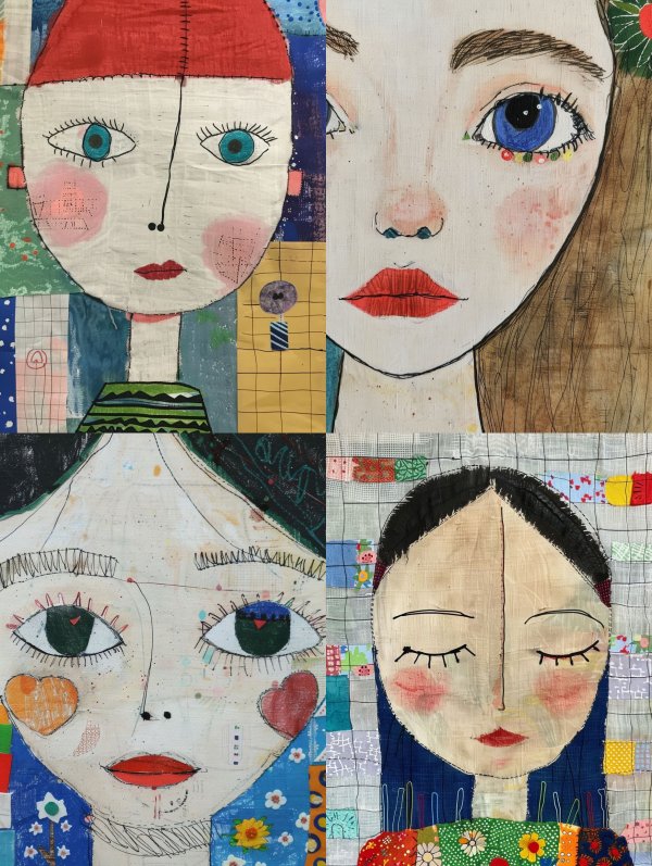 Textile Dream Portrait