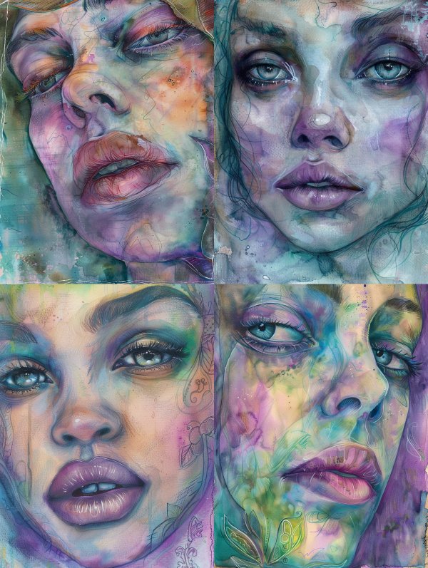Ethereal Prism Portrait