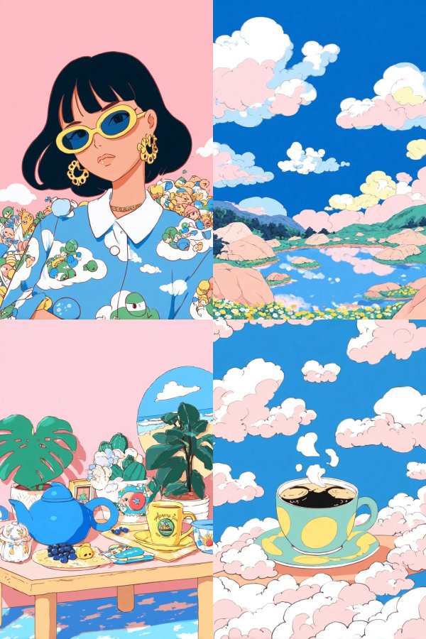 Pop Pastel Dreamscape