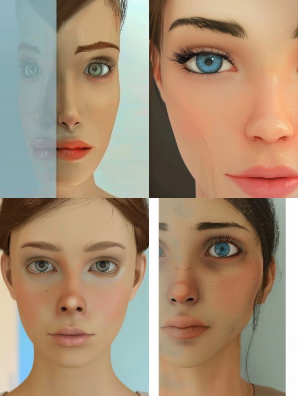 Fragmented Gaze Through Glass