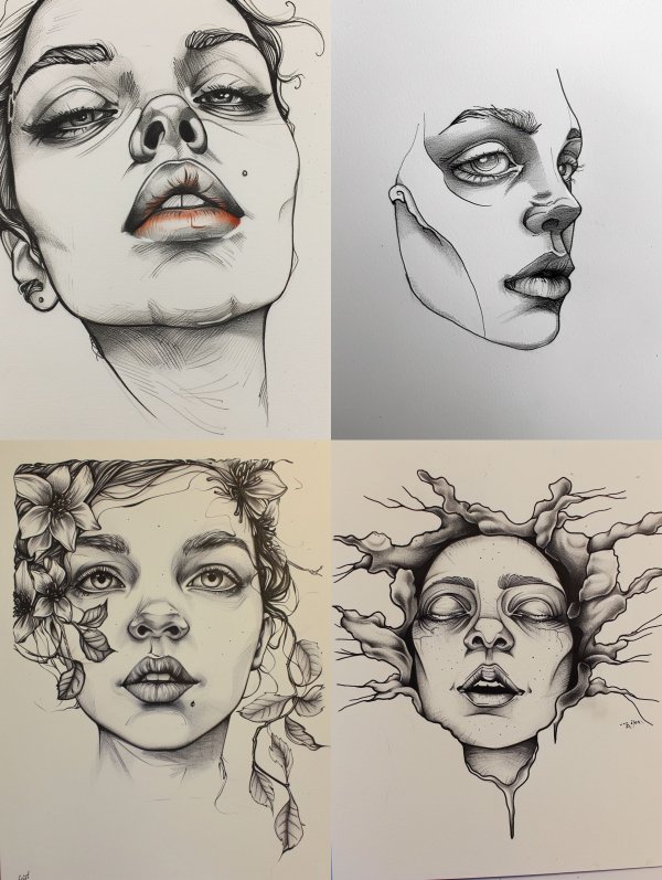 Gritty Ink Portrait