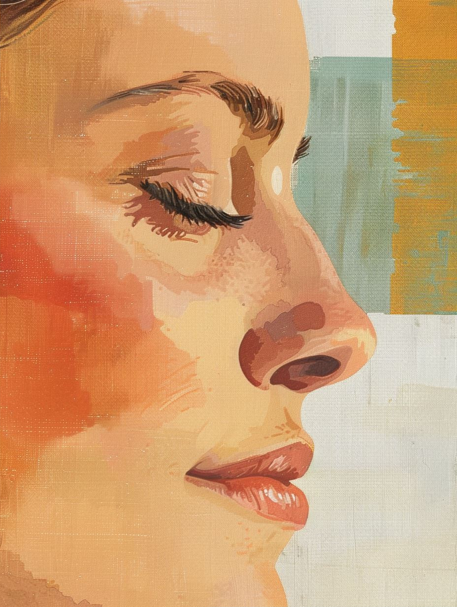 Sun Drenched Serene Portrait - Image 2