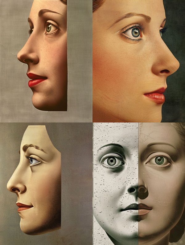 Vintage Mid-Century Portrait Study